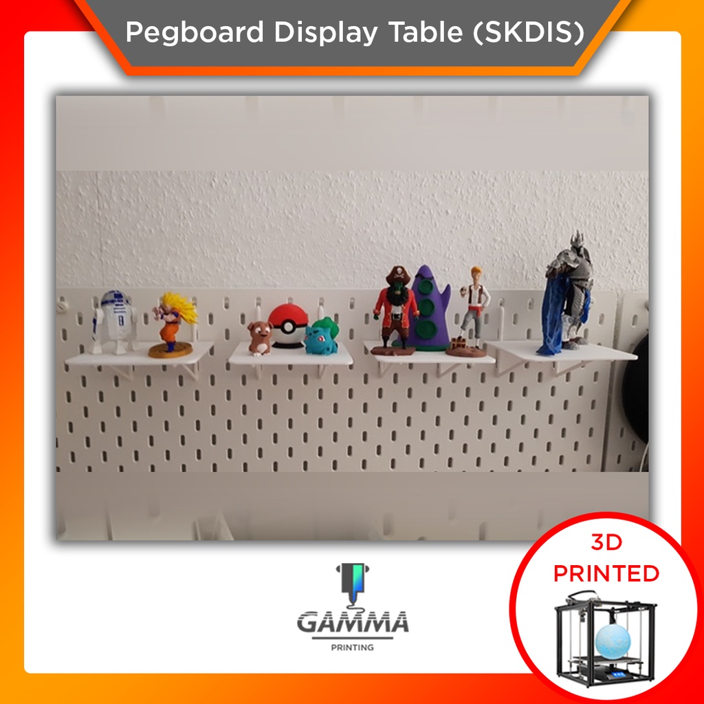 Pegboard SKDIS Display Table Rak Shelf Aksesoris / Accessories