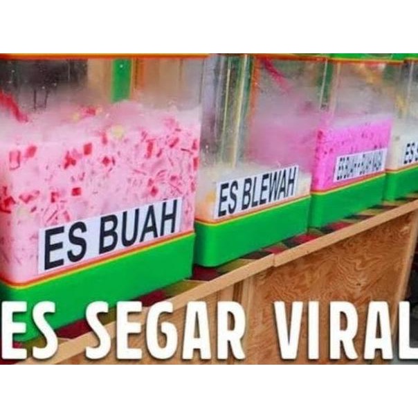 

}}}}}}] Paket bubuk minuman powder drink untuk es buah segar viral bonus jelly