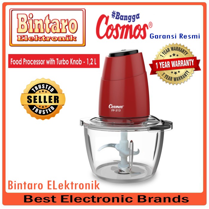 Mangkok Kaca - Chopper Cosmos Fp-313 / Cosmos Mangkok Kaca / Cosmos Chopper