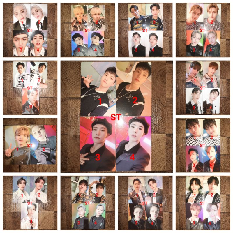 Seventeen Album  Attacca Carat Version Selfie Photocard SCoups Jeonghan Joshua Jun Hoshi Wonwoo Wooz