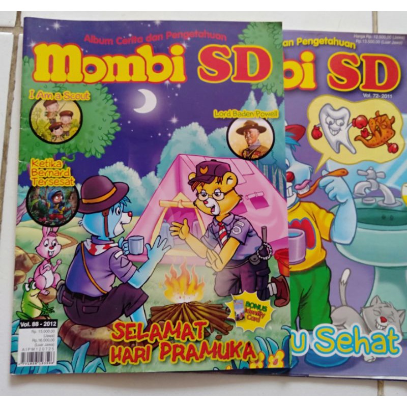 majalah bekas mombi SD