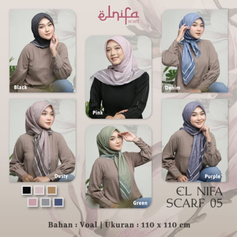 SEGIEMPAT ELNIFA SCARF