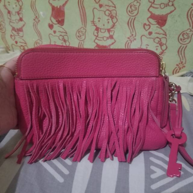 tas fossil sling bag preloved