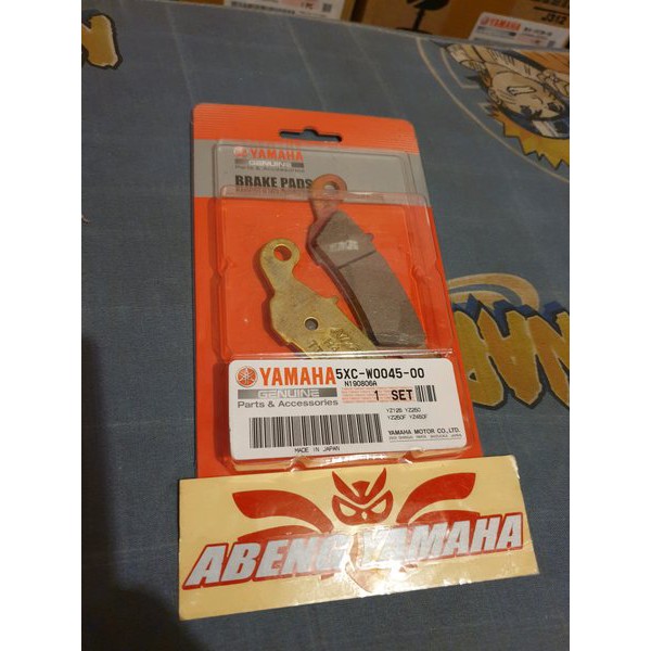 YZ 125 YZ 250 YZ 250F YZ 450F Brake Pad Disc Racing Depan Original Yamaha Japan