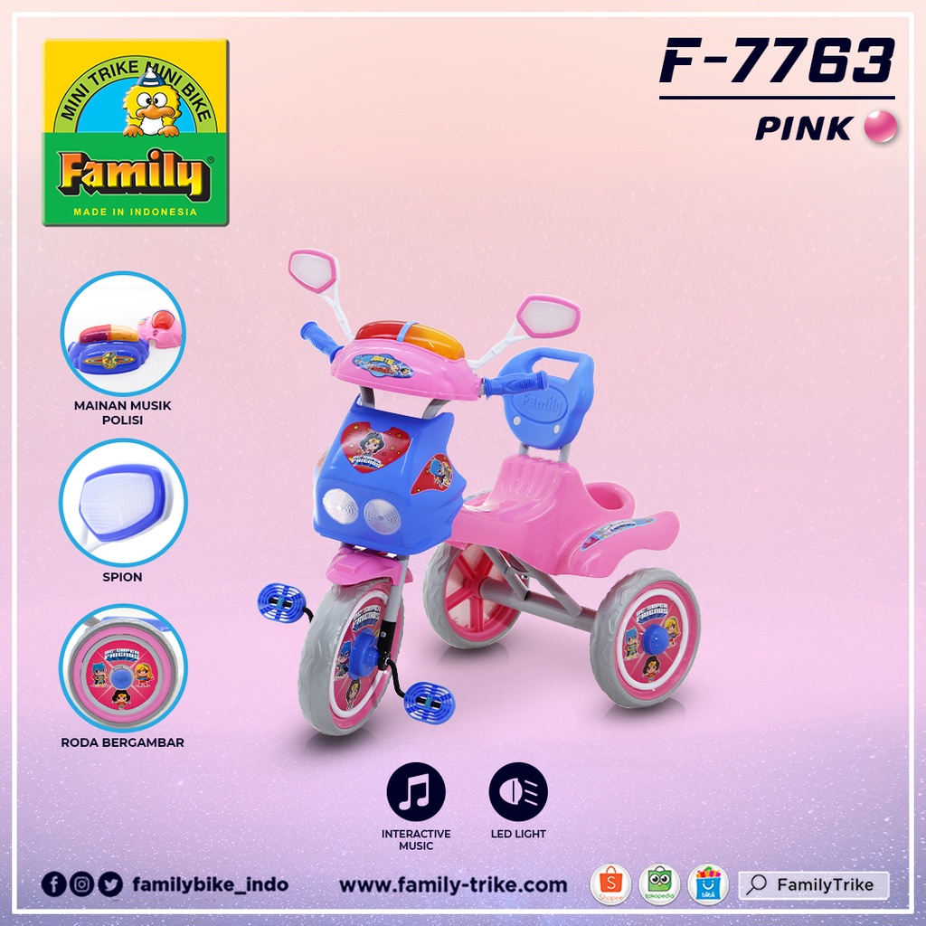 Sepeda Anak Roda 3 Family 7763 Q