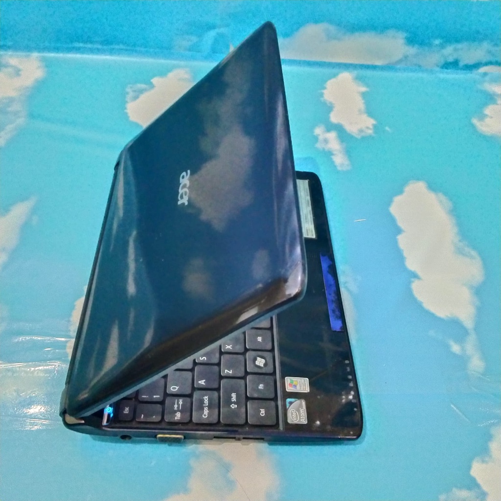 PROMO notbook notebook 1JUTAAN 1 JUTAAN SECOND SEKEN BEKAS ACER ASPIRE ONE INTEL ATOM RAM 2GB 2 GB MURAH BERKUALITAS