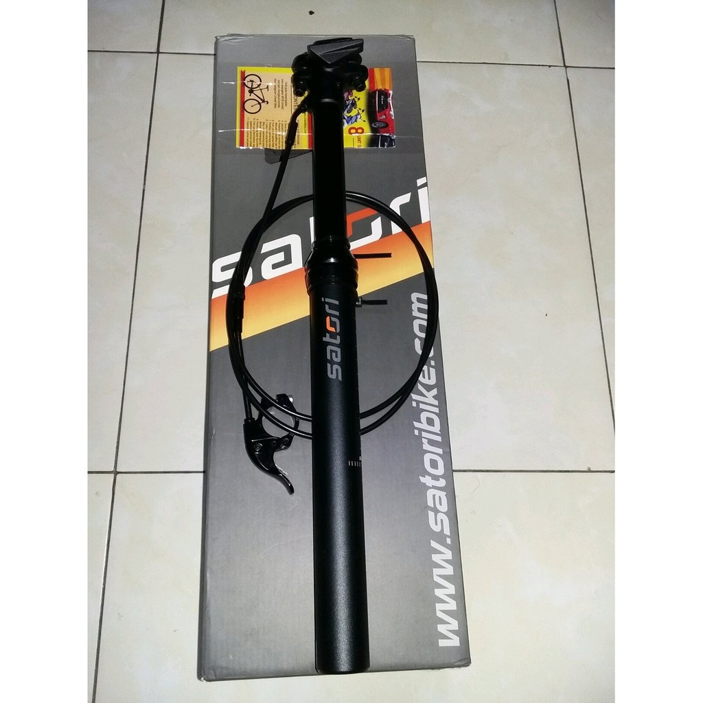 DROPPER SEATPOST 30.9MM 31.6MM KABEL LUAR - SEATPOST ADJUSTABLE SATORI 31.6MM TRAVEL 125MM