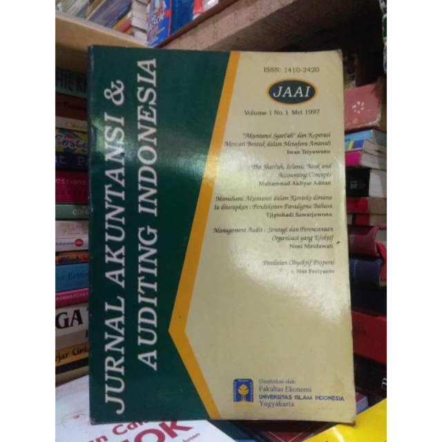 BUKU JURNAL AKUNTANSI & AUDITING INDONESIA - UNIVERSITAS ISLAM INDONESIA