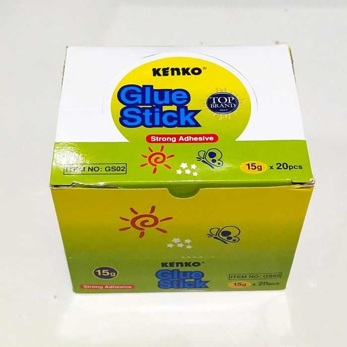 

Chrysa | Kenko Glue Stick 15 g / Lem Stick / 1 Box [ Isi 20Pcs ]