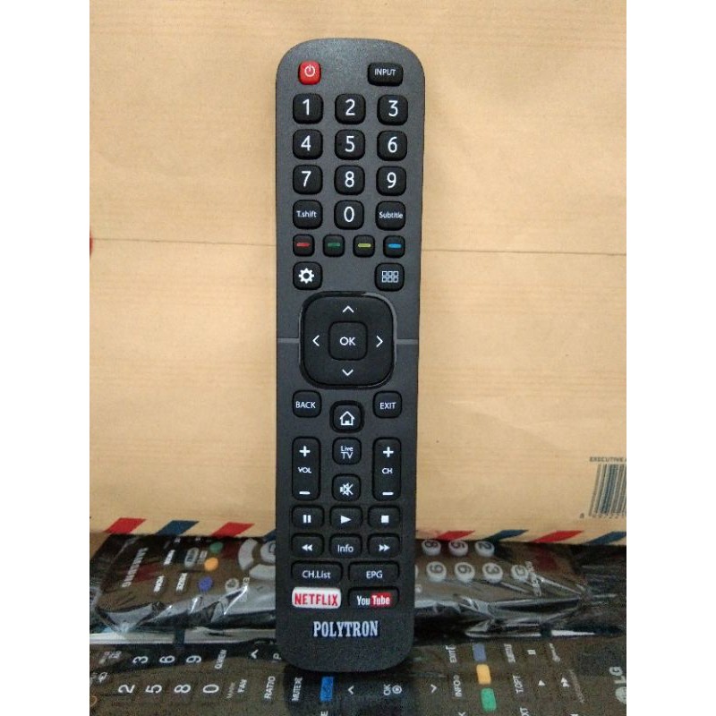 REMOT TV POLYTRON LCD/LED SMART NETFLIX YOUTUBE