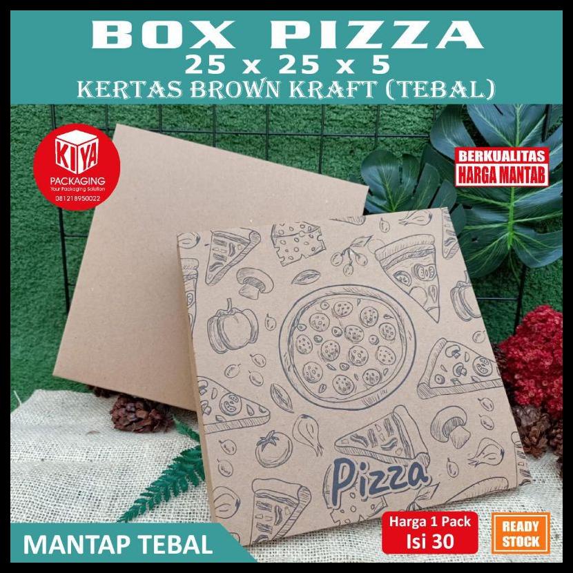

BOX DUS PIZZA 25X25X5 SEPACK ISI 30 HAD21