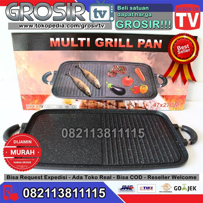 PROMO promo HAPPY CALL MULTI GRILL PAN 2 in 1 ORIGINAL KOREA