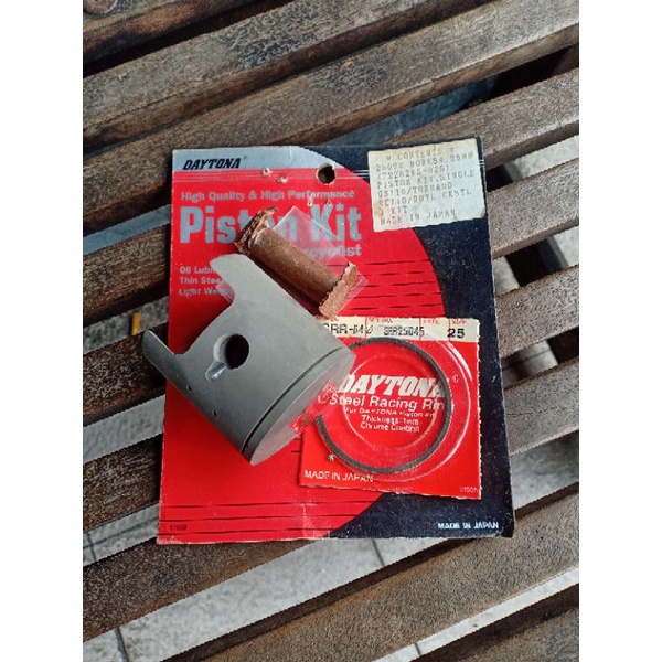 Piston daytona racing Suzuki rc110 tornado gs110 single ring OV 25 piston daytona tornado OV 25 sing