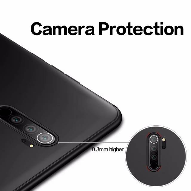 SOFTCASE BLACK MATTE REDMI NOTE 8 PRO - SOFTCASE MATTE XIAOMI REDMI NOTE 8 PRO CASE MATTE PREMIUM