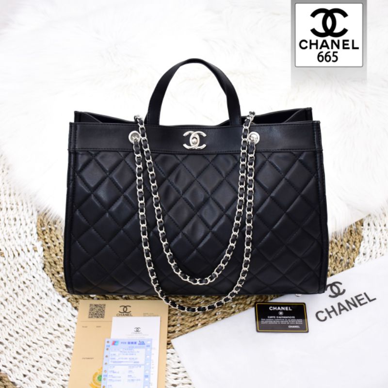 Tas Chanel Shopping Tote Bag Bubble 665