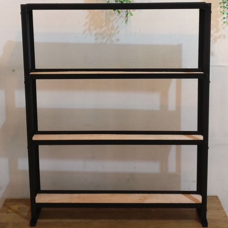 Rak besi cupang ekonomis murah kokoh berikut alas triplek 4mm