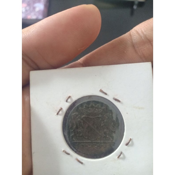 uang kuno voc stad provinsi utrecht 1759.