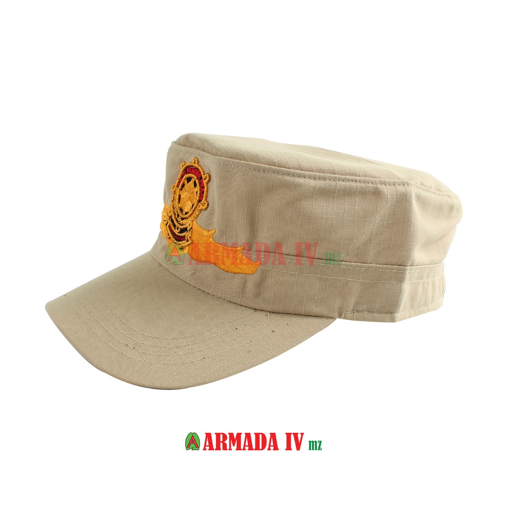 Topi Komando SAT POL PP Wing Timbul Krem