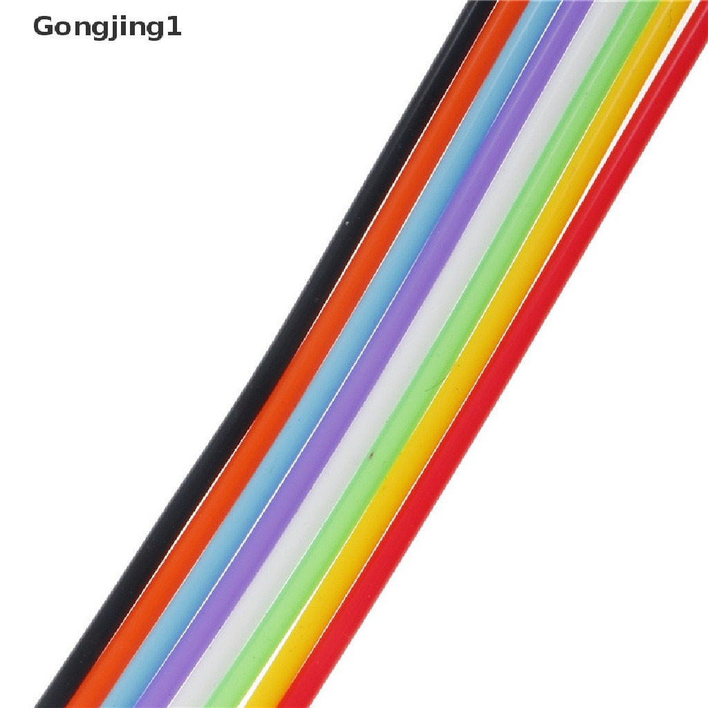 Gongjing1 Selang Silikon Food Grade Warna-Warni Panjang 1M Diameter 4x6mm