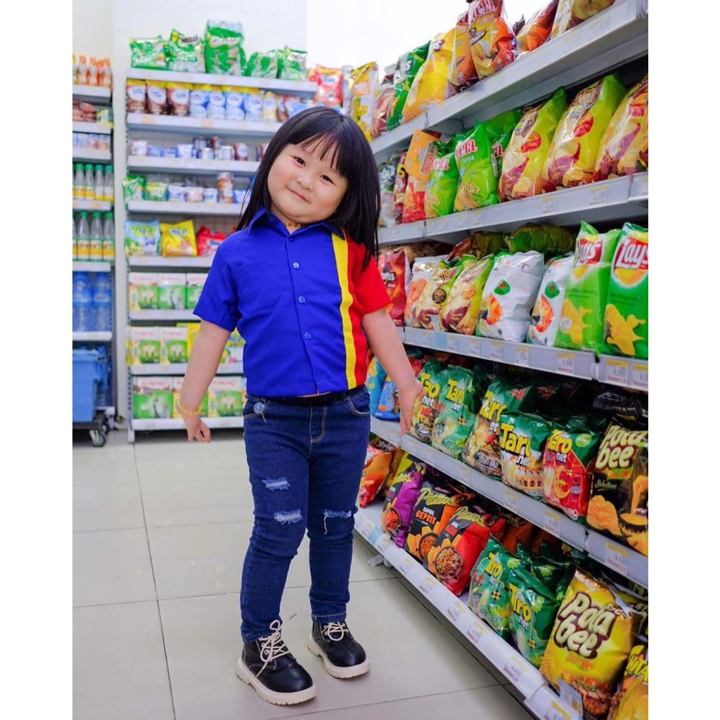 Baju Indomaret/Atasan Baju Indomaret Anak dan Dewasa