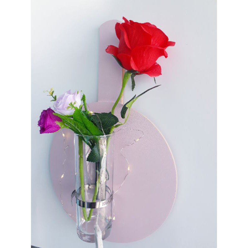 vas bunga kaca dinding tempel pot gantung pot dinding vas Uciha