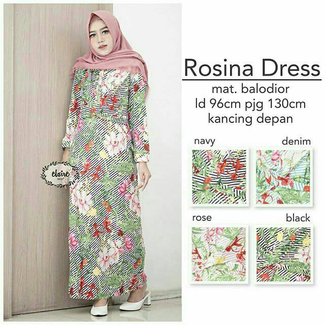 Rosina dress elsire scraf