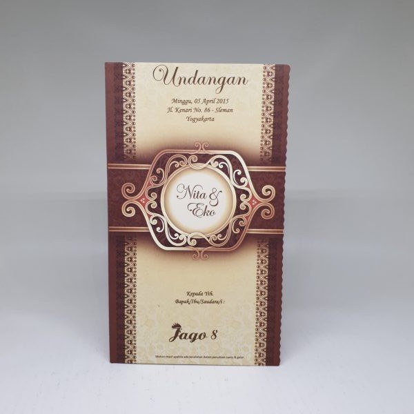 JAGO 08 Blanko Undangan | Blangko Undangan | Undangan Murah