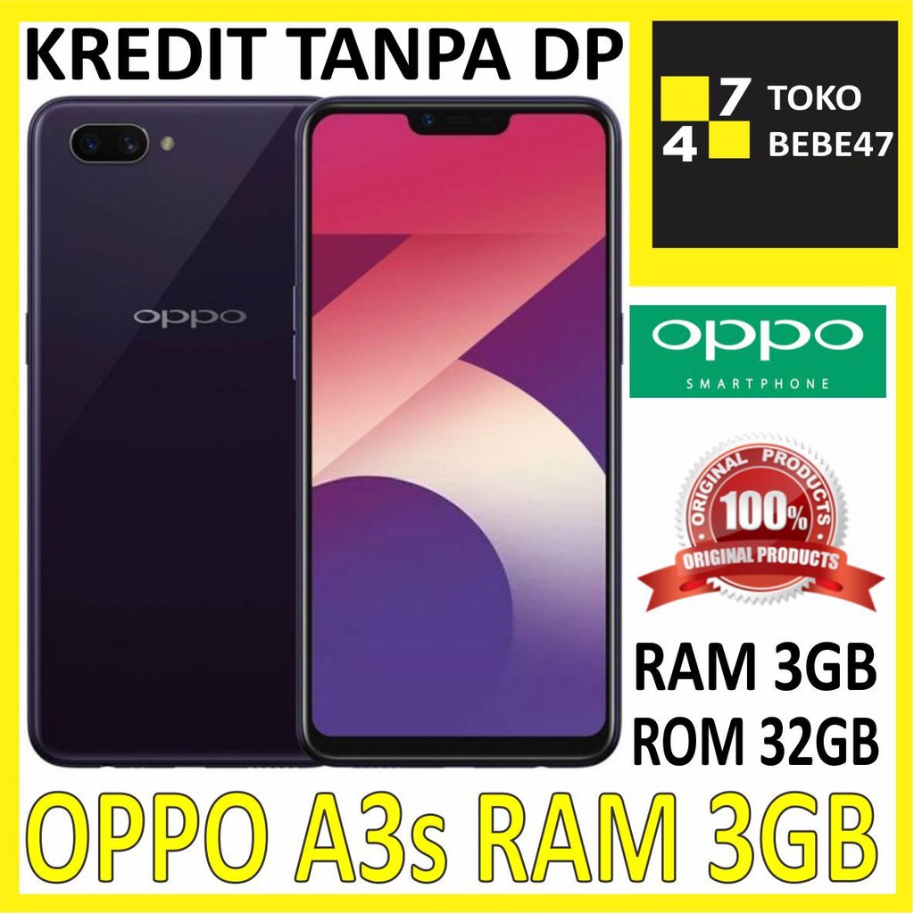 OPPO A3S RAM 3GB ROM 32 GB GARANSI RESMI OPPO INDONESIA