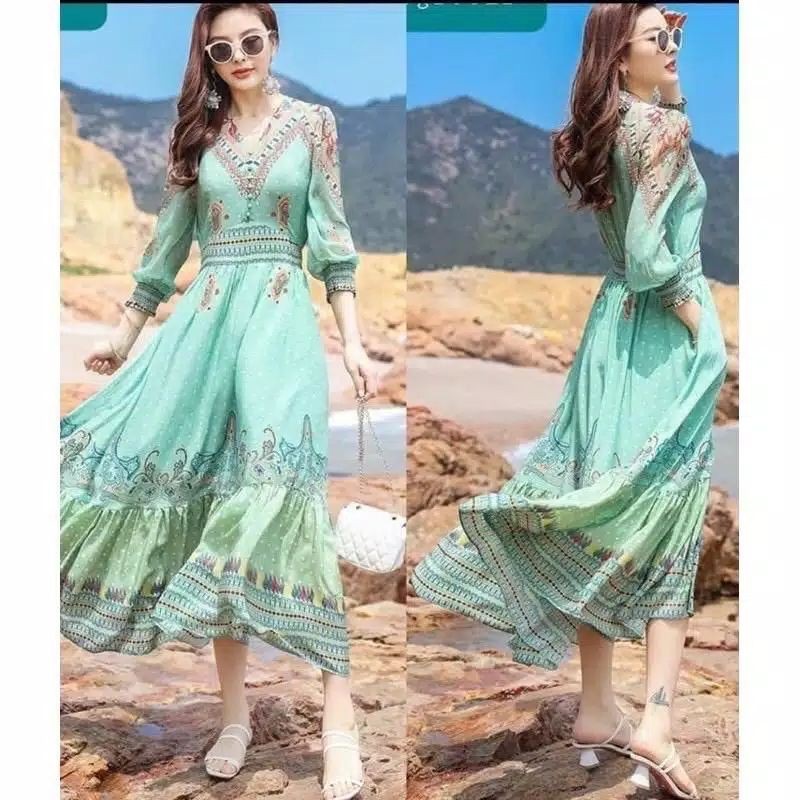 Dress Wanita Amora Soira BKK Import Original Bangkok Import Premium Fashion Korean Styles