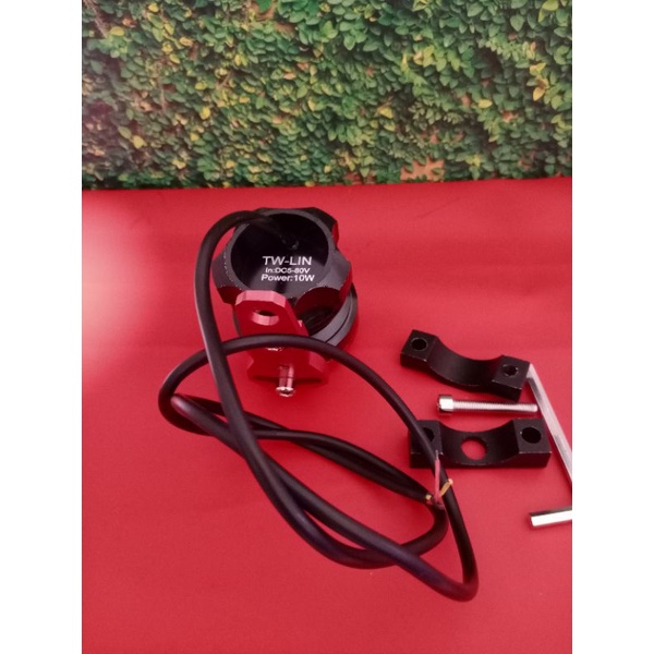 LAMPU TEMBAK L9 SOROT DEVIL MERAH FLASH BAHAN CNC NMAX/PCX/KLX150/CRF