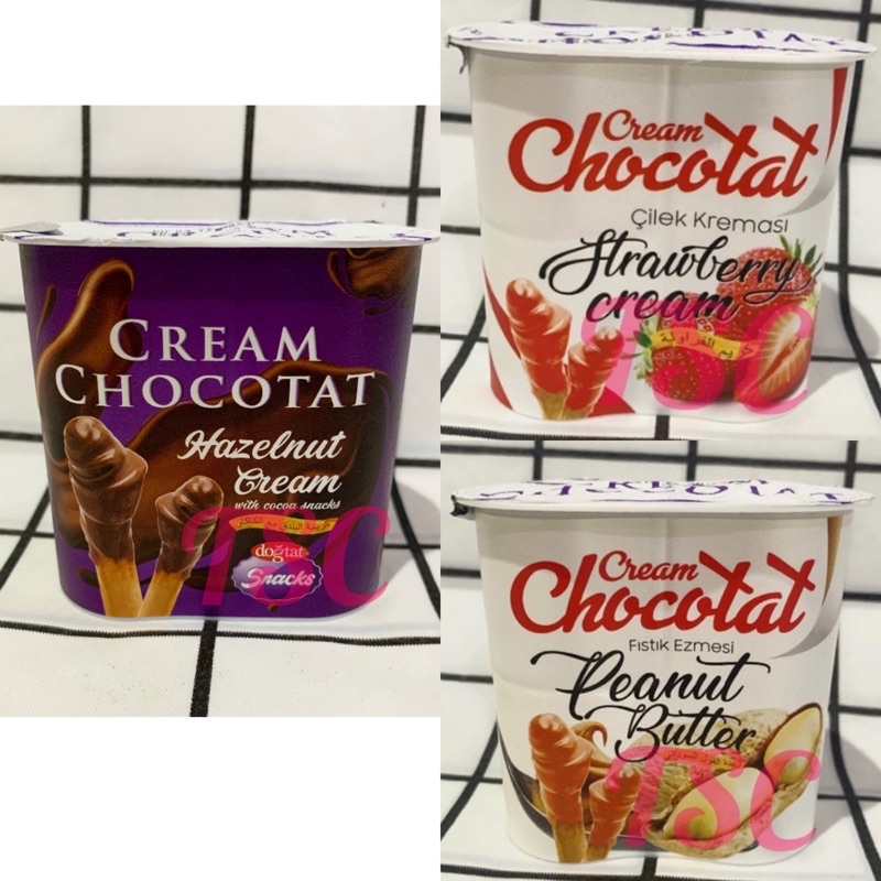 

DOGTAT Cream Chocotat Peanut Butter Cream / Strawberry Cream / Hazelnut Cream Roti Stick Cokelat