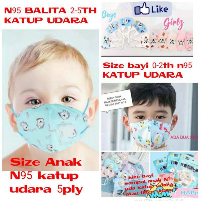 masker n95 anak/masker anak Kn95/masker anak n95 respirator/masker anak katup udara/masker anak moti