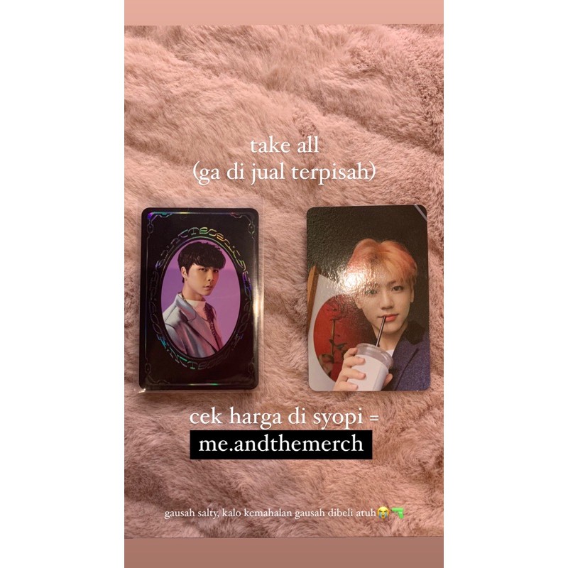 <BOOKED BULK ONLY> pc photocard jaemin wgu pop ice yearbook yb johnny