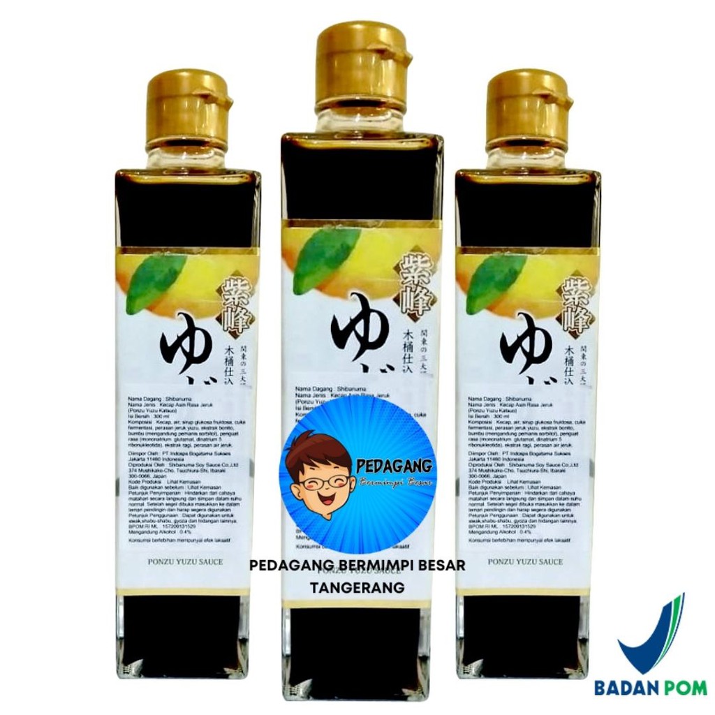 Saus Ponzu 300ml / Shibanuma Ponzu Yuzu Katsuo / Kecap Asin / Shoyu