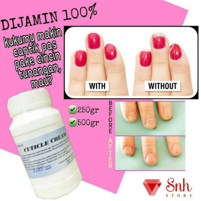 Cuticle cream 250gr/cream kuti penghalus kuku/cream manicure/menicure pedicure padicure kutex kuteks