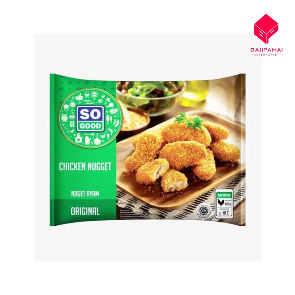 

SO GOOD CHICKEN NUGGET ORIGINAL 400 GR