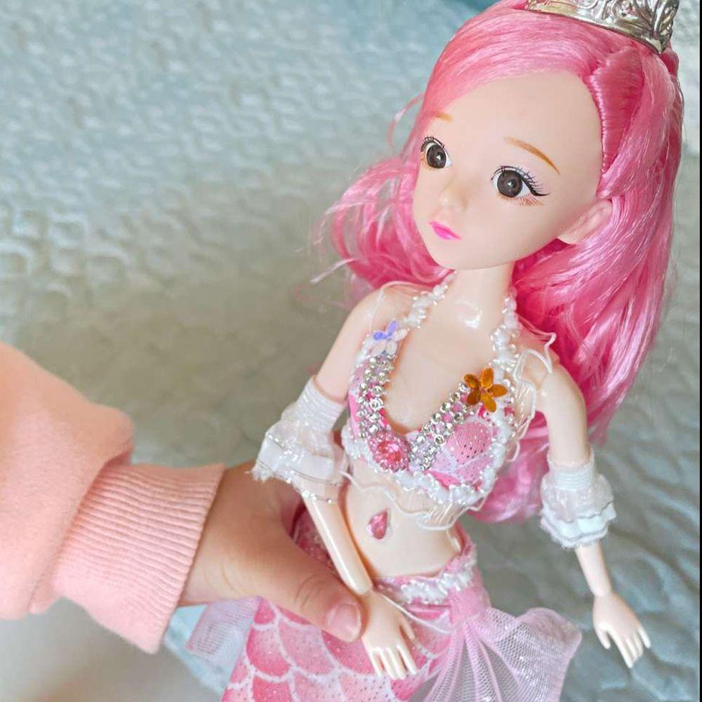 NICKOLAS1 Bjd Boneka Fashion 30cm 13sambungan Bergerak 3D Mata Bermain Baju Rumah Dilepas Dress-up Mainan