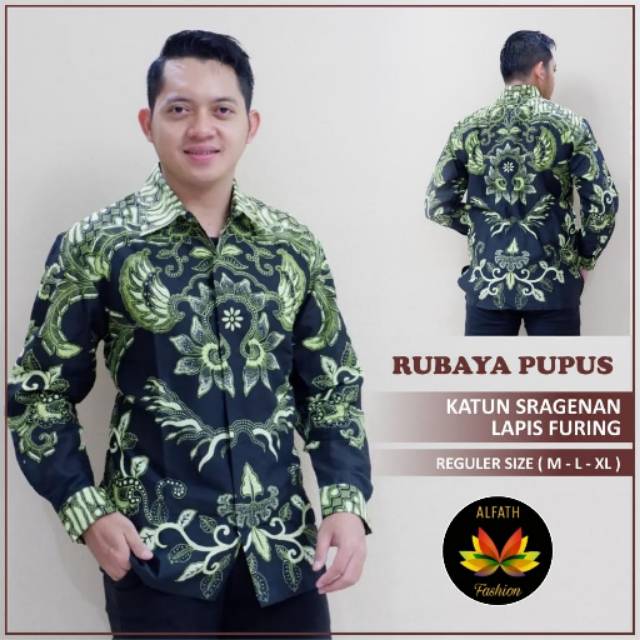 Batik pria lengan panjang | kemeja batik pria lengan panjang | batik lengan panjang murah solo