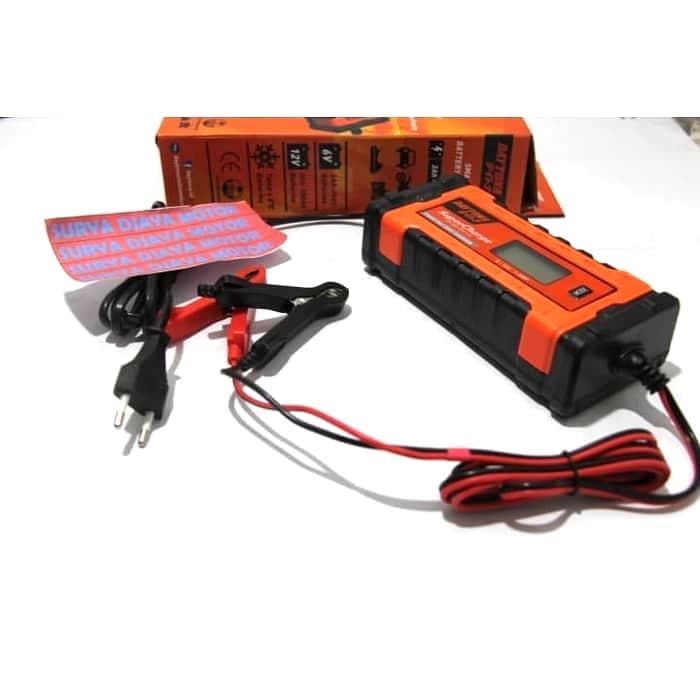 Charger Casan Aki Motor Mobil Daytona Super Charge 11 Steps Universal