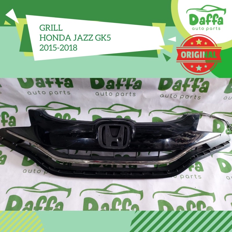 Grill Grille Gril Grile Bemper Bumper Guard Depan Mobil Honda Jazz RS S GK5 2014 2015 2016 2017 2018
