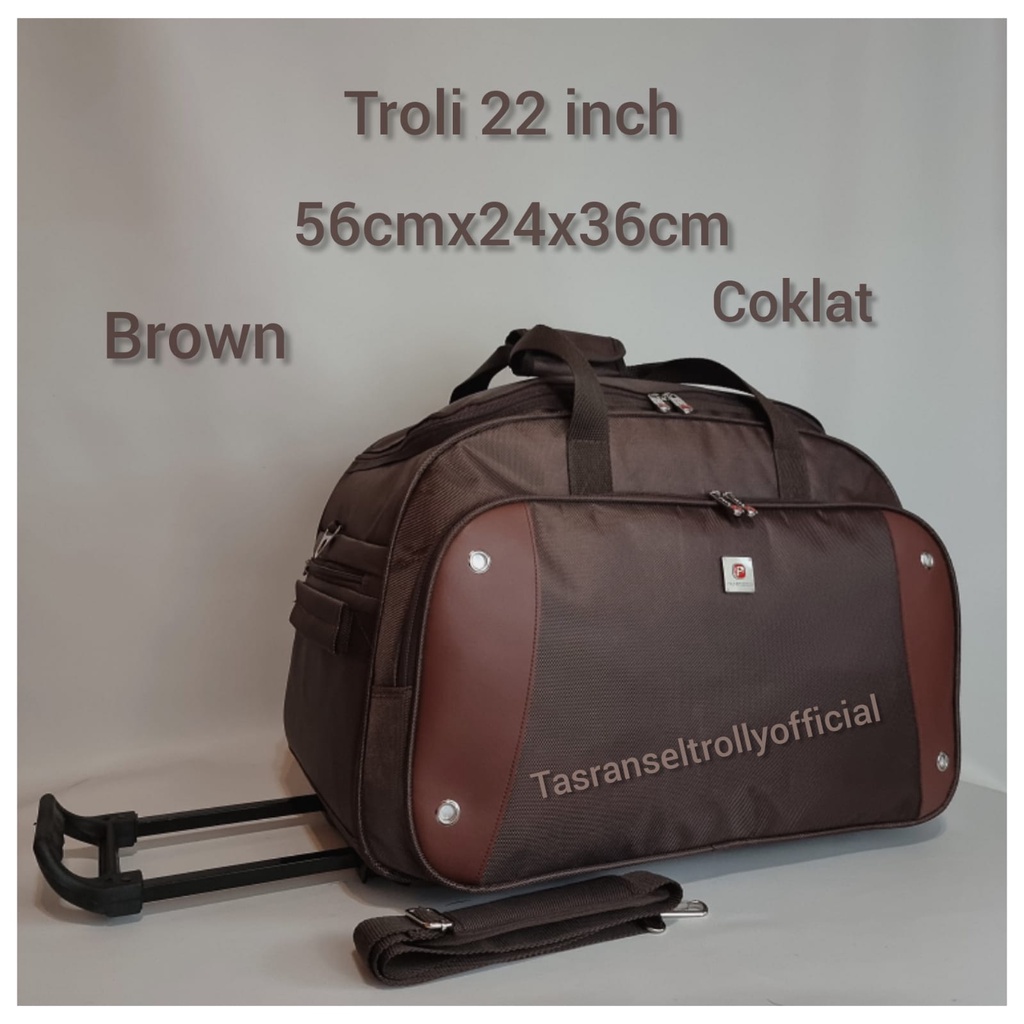 Tas Pakaian Troli Polo Interclub 56cmx24x36cm ukuran medium original