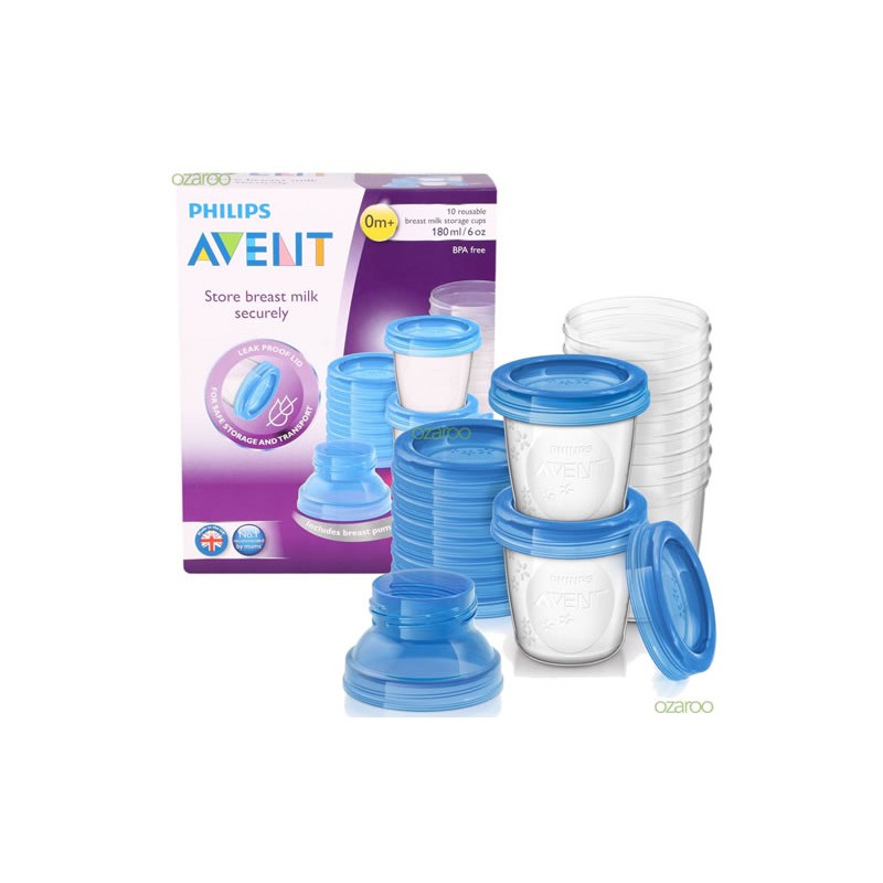 Philips Avent Breastmilk Storage Cup 180ml isi 10pcs