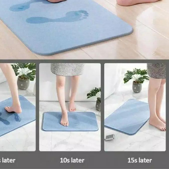 Trend Keset Diatomite Keset Cepat Menyerap Air Keset Anti Slip Mudah Kering Tidak Bau Keset Kamar Ma Shopee Indonesia