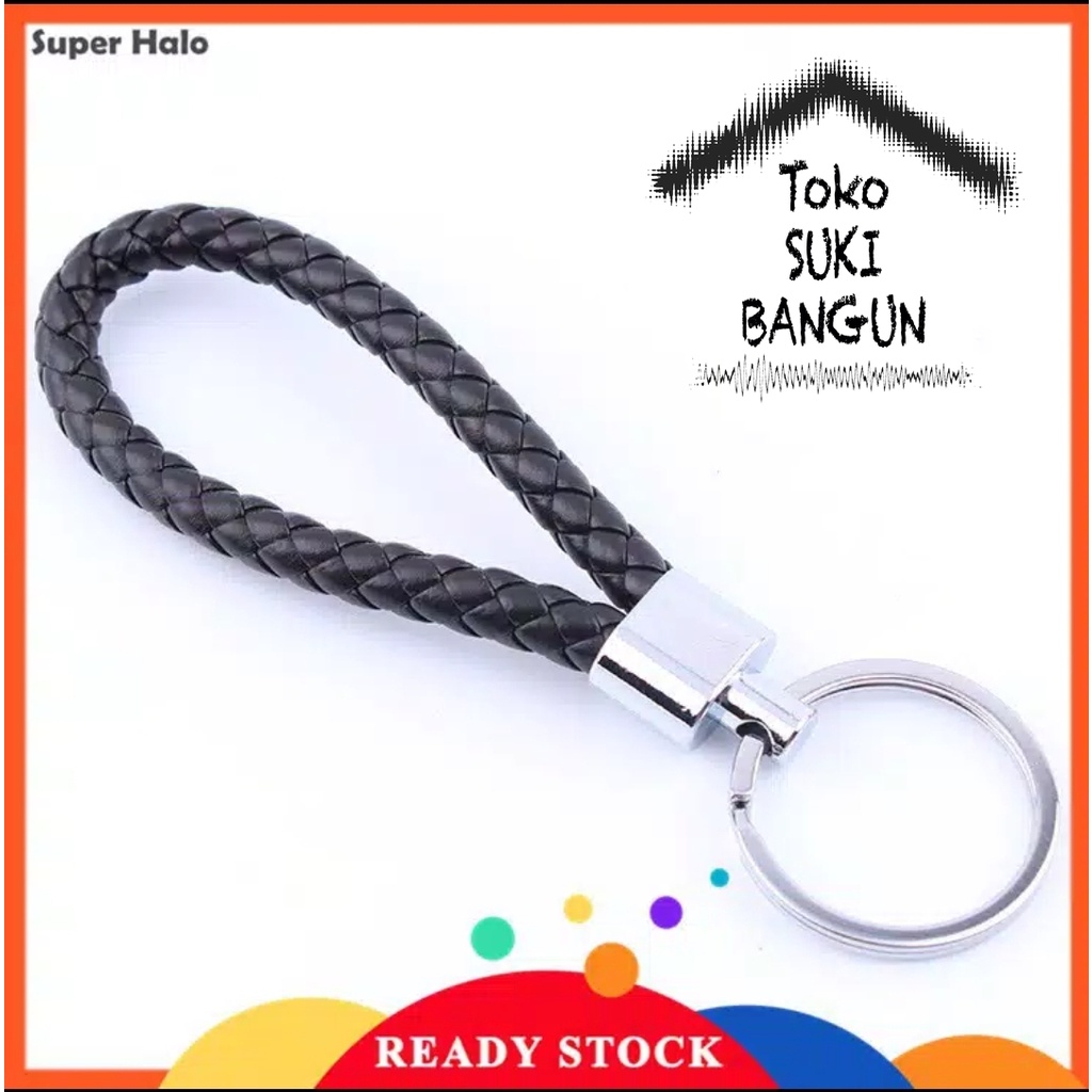 Key Chain Phone Strap Leather BRAIDED Kulit Kepang Gantungan Kunci