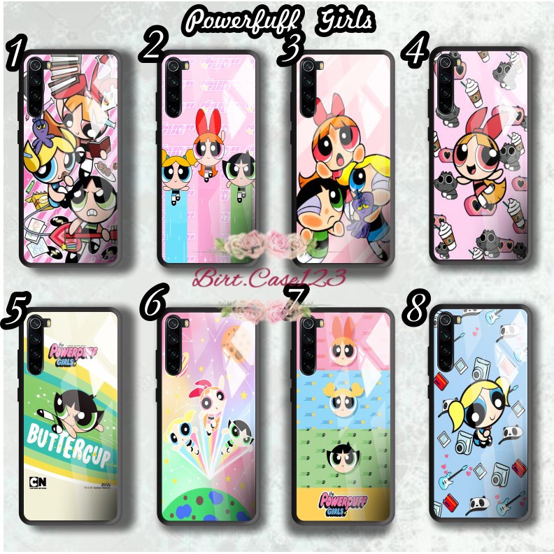 back case glass POWERFULL GIRLS Iphone 5 6 6s 6+ 6s+ 7 7s 7+ 8 8+ X Xs Xr 11 12 Pro Max BC5110