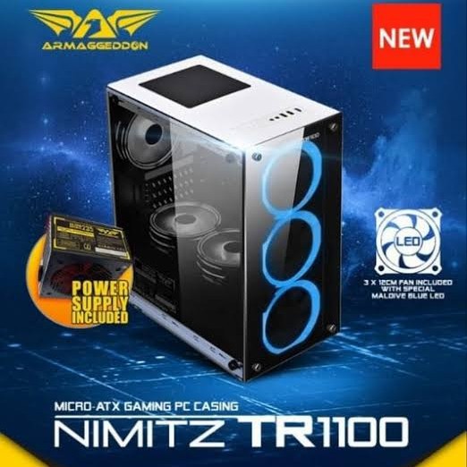 New PC Gaming INTEL GEN 10 CORE I3 10105 / GTX 1650 4GB / RAM 16GB