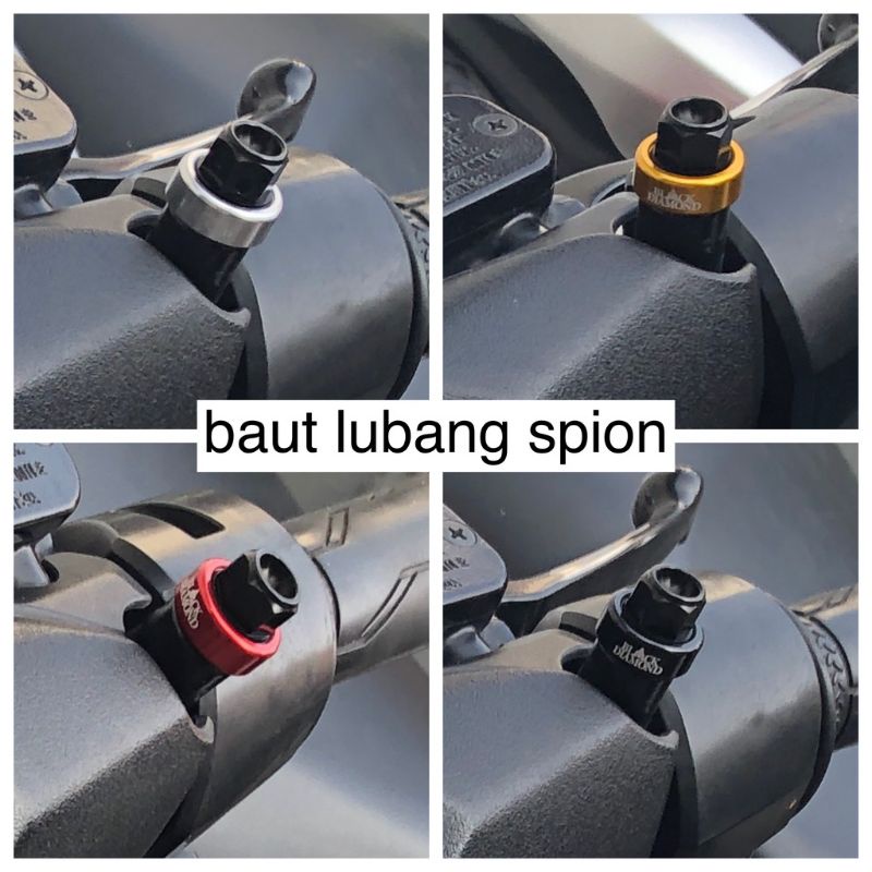 Cover Tutup Lubang Baut Spion Nmax Lexi Aerox Xmax PCX ADV Vario Beat Mio Universal