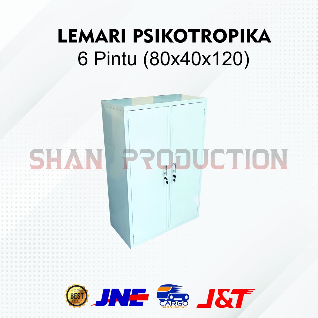 Lemari narkotik 6 pintu