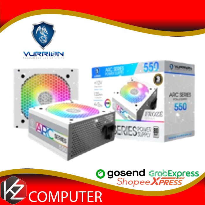 Vurrion ARC Series 550 Froze Edition | PSU 80+ RGB 550W GARANSI RESMI