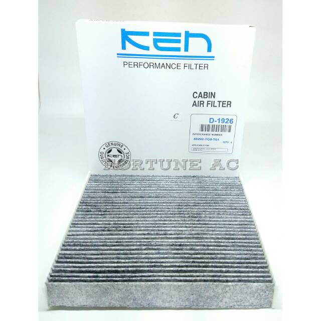 FILTER CABIN AC CARBON MOBILIO